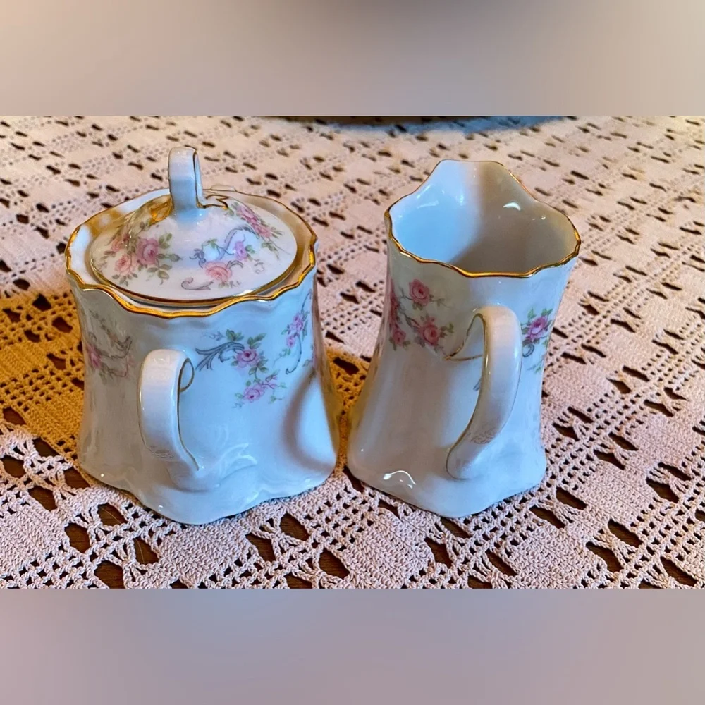 🔥Lorenz Hutschenreuther Germany Creamer and Lidded Sugar Bowl🔥 Vintage